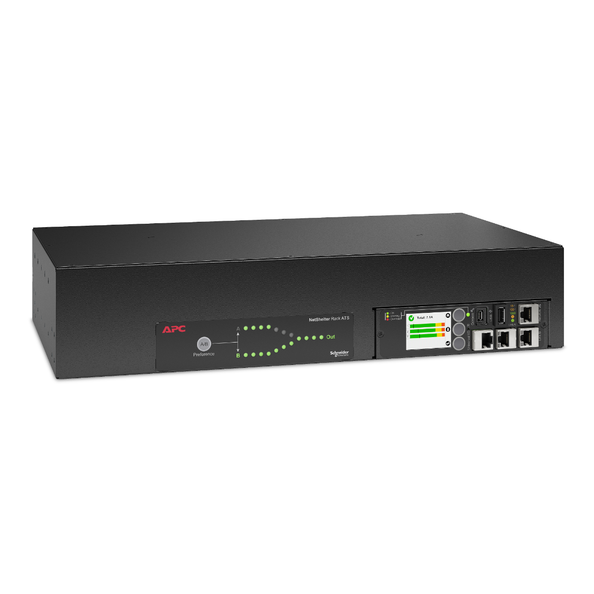 APC NetShelter Metered Rack PDU, 0U, 1PH, 7.4kW 230V 32A, x36 C13 and x6 C19 outlets, IEC 309 2P+E cord