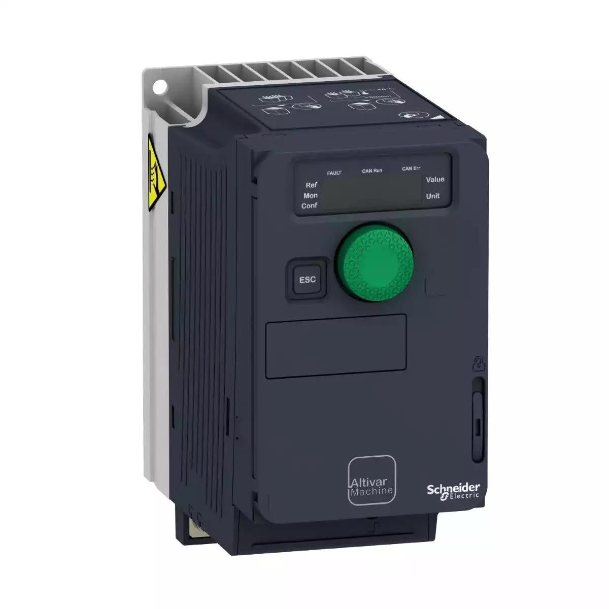 variable speed drive, Altivar Machine ATV320, 0.18kW, 200 to 240V, 3 phases, compact