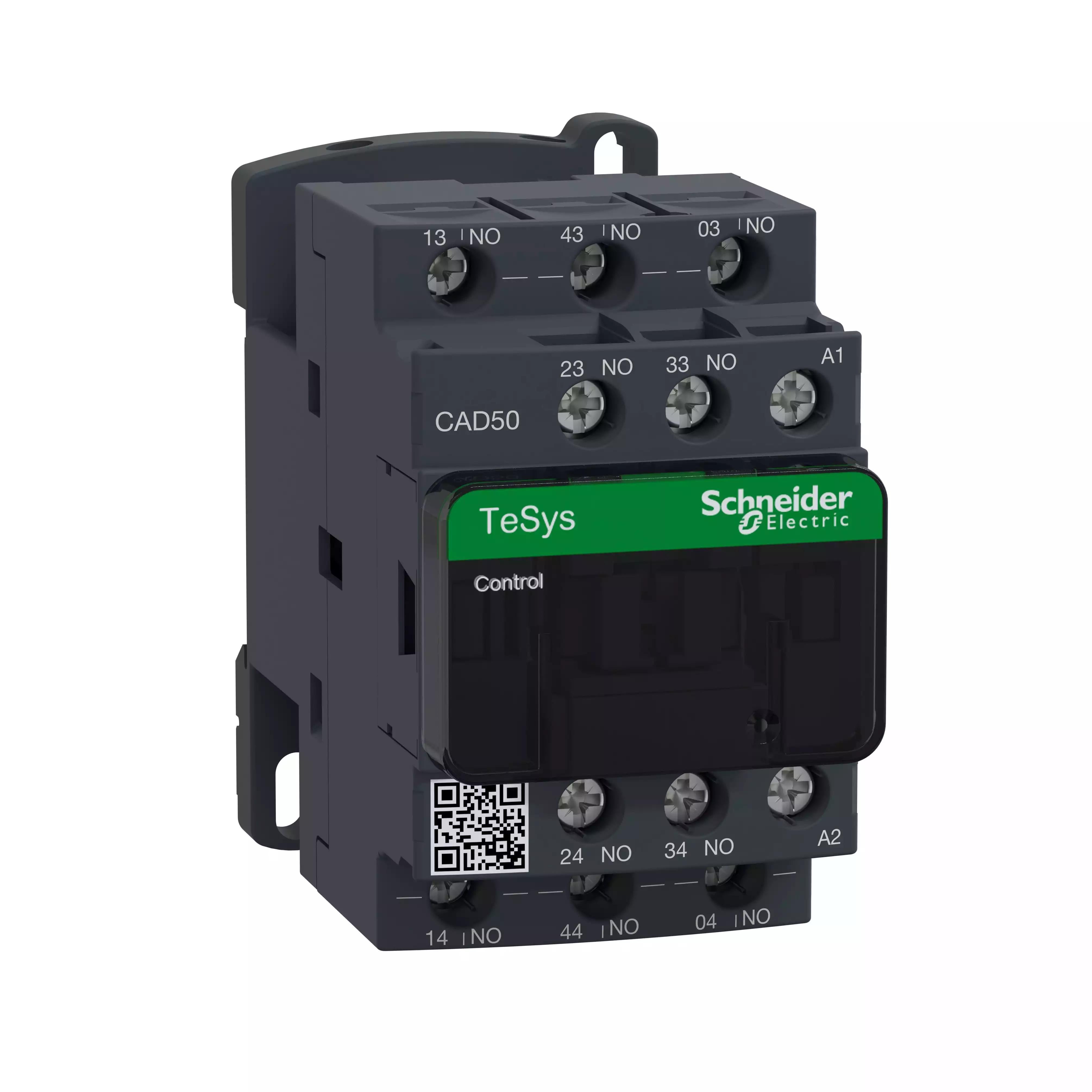 TeSys D control relay - 5 NO - <lt/>= 690 V - 230 V AC standard coil