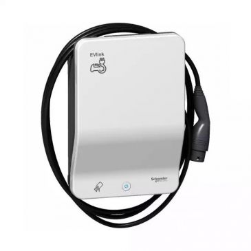 EVlink Smart Wallbox - 22 kW - Attached cable T2 - RFID