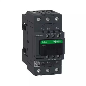 TeSys D contactor - 3P(3 NO) - AC-3 - <= 440 V 40 A - 220 V AC 50/60 Hz coil