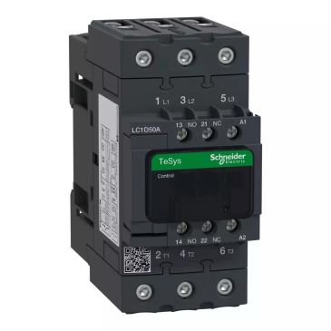TeSys D contactor - 3P(3 NO) - AC-3 - <= 440 V 50 A - 110 V AC 50/60 Hz coil