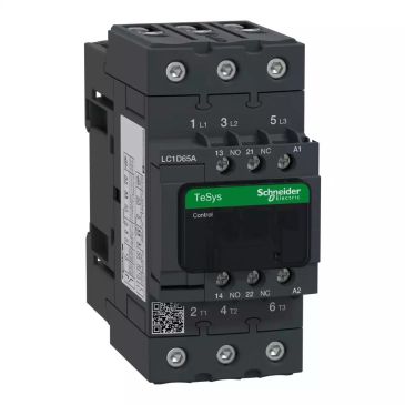 TeSys D contactor - 3P(3 NO) - AC-3 - <= 440 V 65 A - 24 V AC 50/60 Hz coil