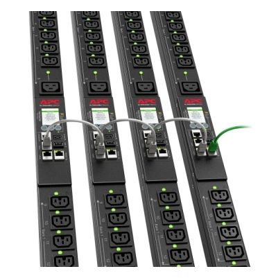 APC Rack PDU 9000 Switched, ZeroU, 16A, 230V, (21) C13 & (3) C19, IEC309 Cord
