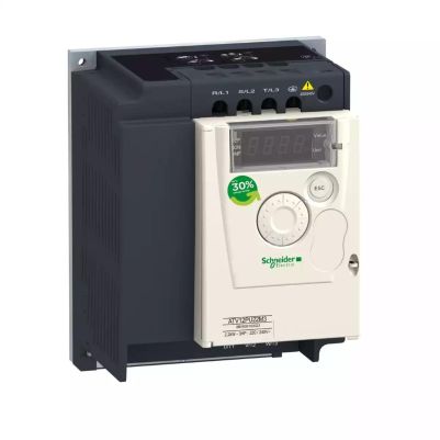 variable speed drive, Altivar 12, 2.2kW, 3hp, 200 to 240V, 3 phases, on base plate
