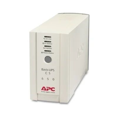 APC Back-UPS CS, 400 Watts / 650 VA,Input 230V / Output 230V, Interface Port DB-9 RS-232, USB