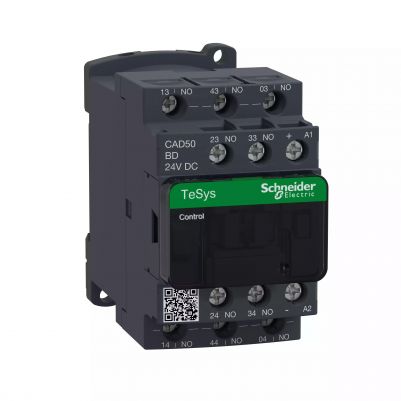 TeSys D control relay - 5 NO - <lt/>= 690 V - 24 V DC standard coil
