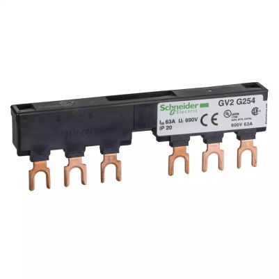Linergy FT - Comb busbar - 63 A - 2 tap-offs - 54 mm pitch