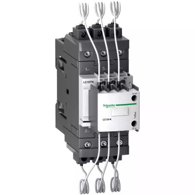 Capacitor contactor, Tesys Deca, 40kVAR at 400/415V 50Hz, 220V AC 50/60Hz coil