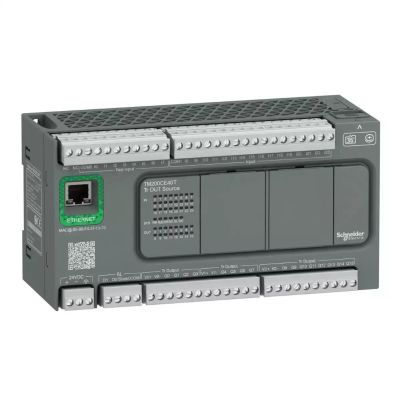 controller, Modicon Easy M200, 40 IO, transistor source, Ethernet
