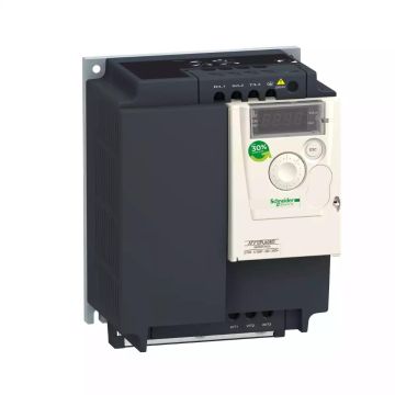 variable speed drive, Altivar 12, 4kW, 5hp, 3 phases, 200 to 240V, on base plate
