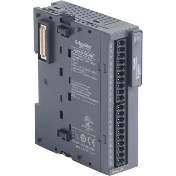 IO analog module, Modicon TM3, 4 inputs, 2 output, screw, 24V DC