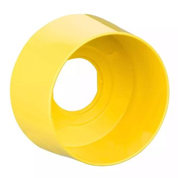 Round guard for 40mm Emergency stop, Harmony XB4, plastic, yellow, 76.2mm