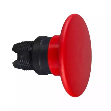 Head for non illuminated pushbutton, Harmony XB5, plastic, red, mushroom 60mm, 22mm, spring return