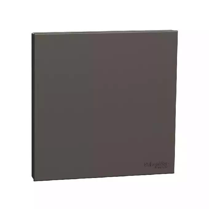 AvatarOn C, Blank Plate, 1 Gang, Dark Grey