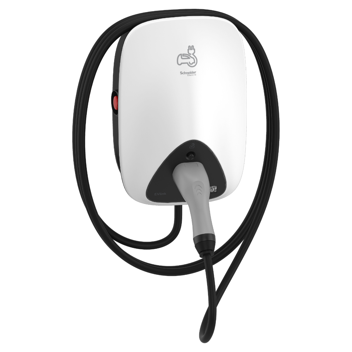 Charging station, EVlink Home, 1P+N, attached cable 5m, 7.4kW, 32A, with RDC-DD