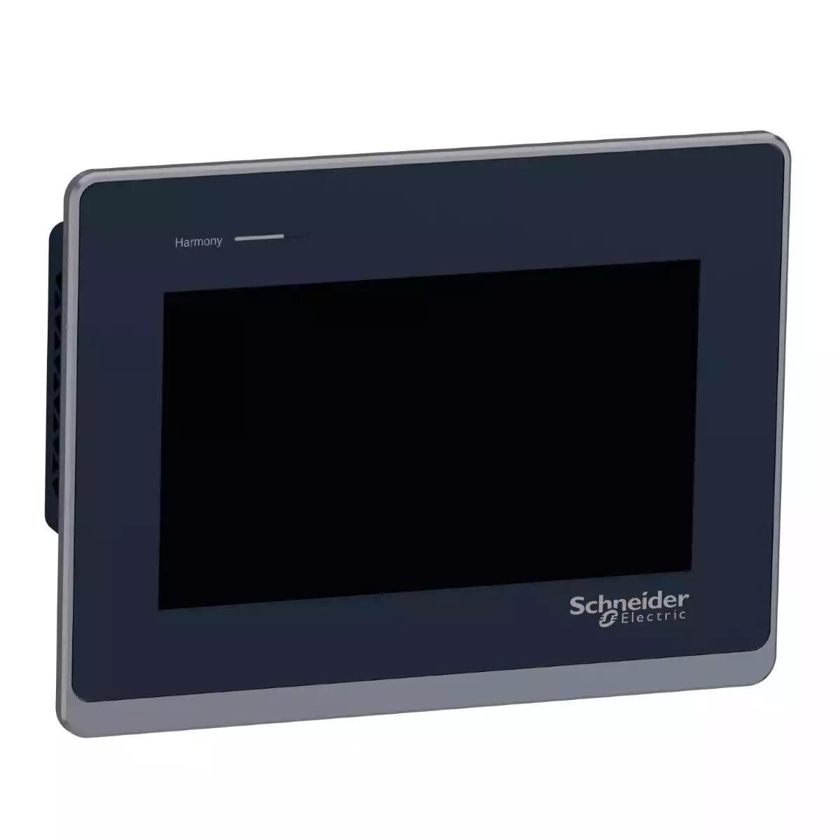 touch panel screen, Harmony ST6, 7inch wide display, 2COM, 2Ethernet, USB host and device, 24V DC