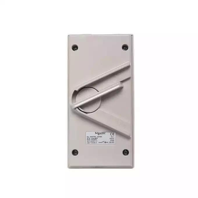 Kavacha, 63A - 440V - Surface Mount triple Pole Isolating Switch - IP66