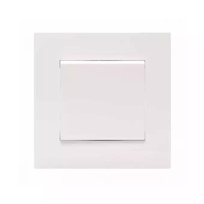 Vivace 4A 2 Way Centre Off Retractive Switch , White