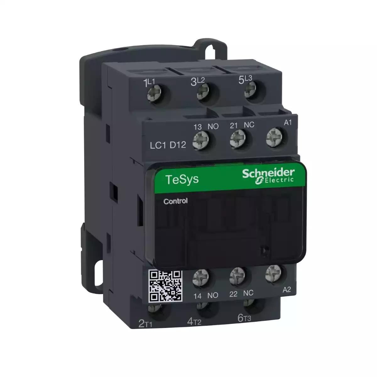 TeSys D contactor - 3P(3 NO) - AC-3 - <= 440 V 12 A - 380 V AC coil