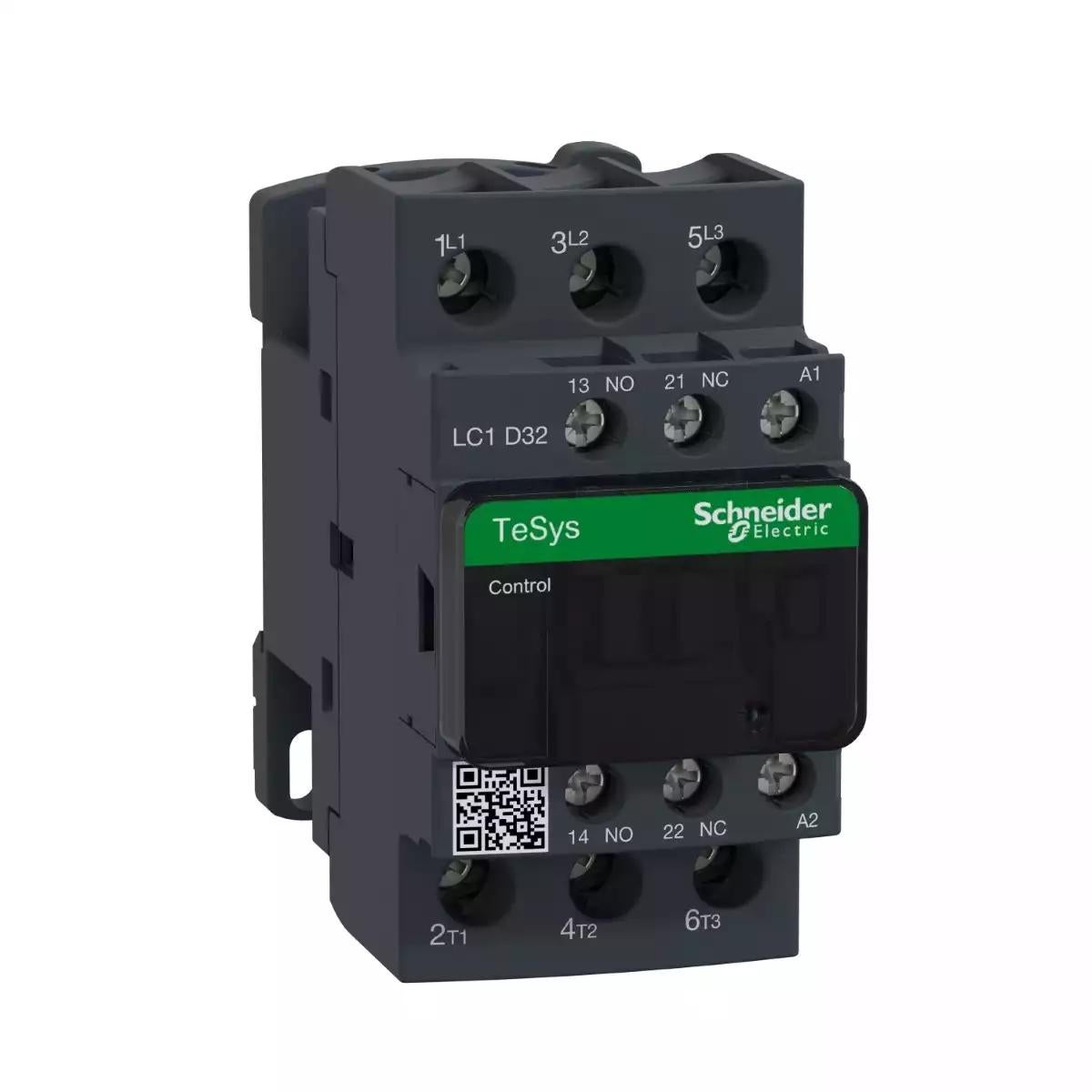 TeSys D contactor - 3P(3 NO) - AC-3 - <= 440 V 32 A - 380 V AC 50/60 Hz coil