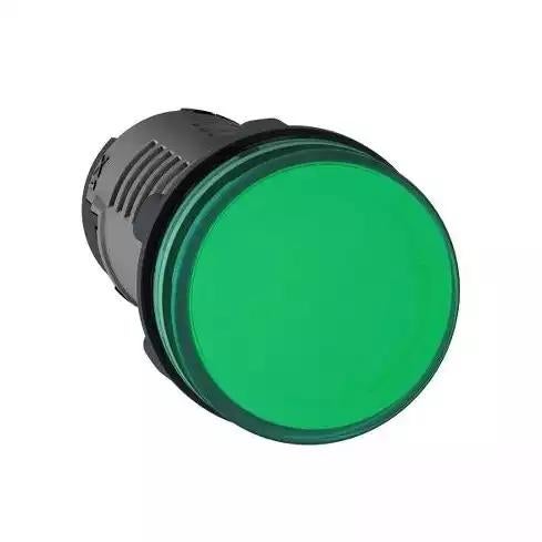 Schneider Electric Harmony XA2 Pilot Light, Integral LED, 220-230 V AC, 22 mm, Green, Screw-Clamp
