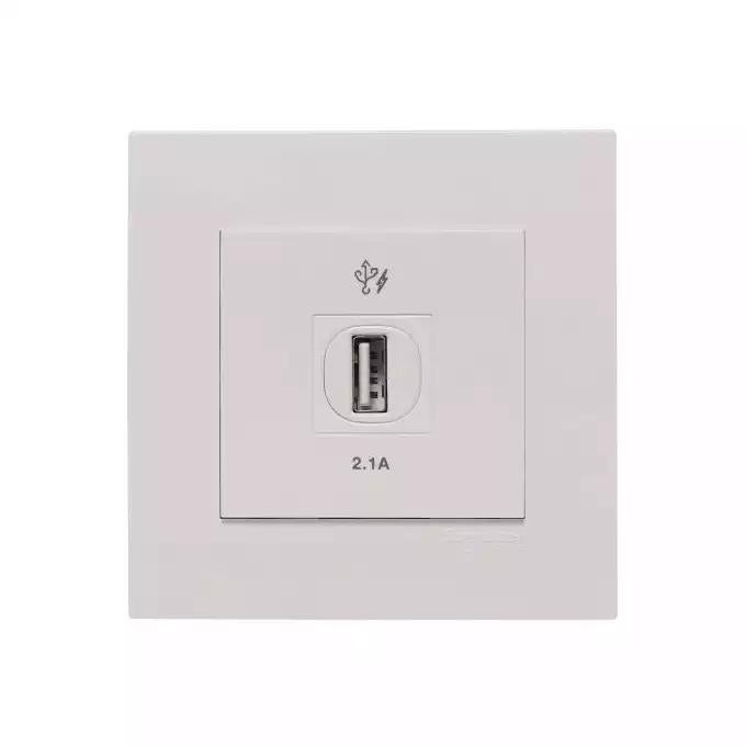Vivace 1 x 2.1A USB Charger , White