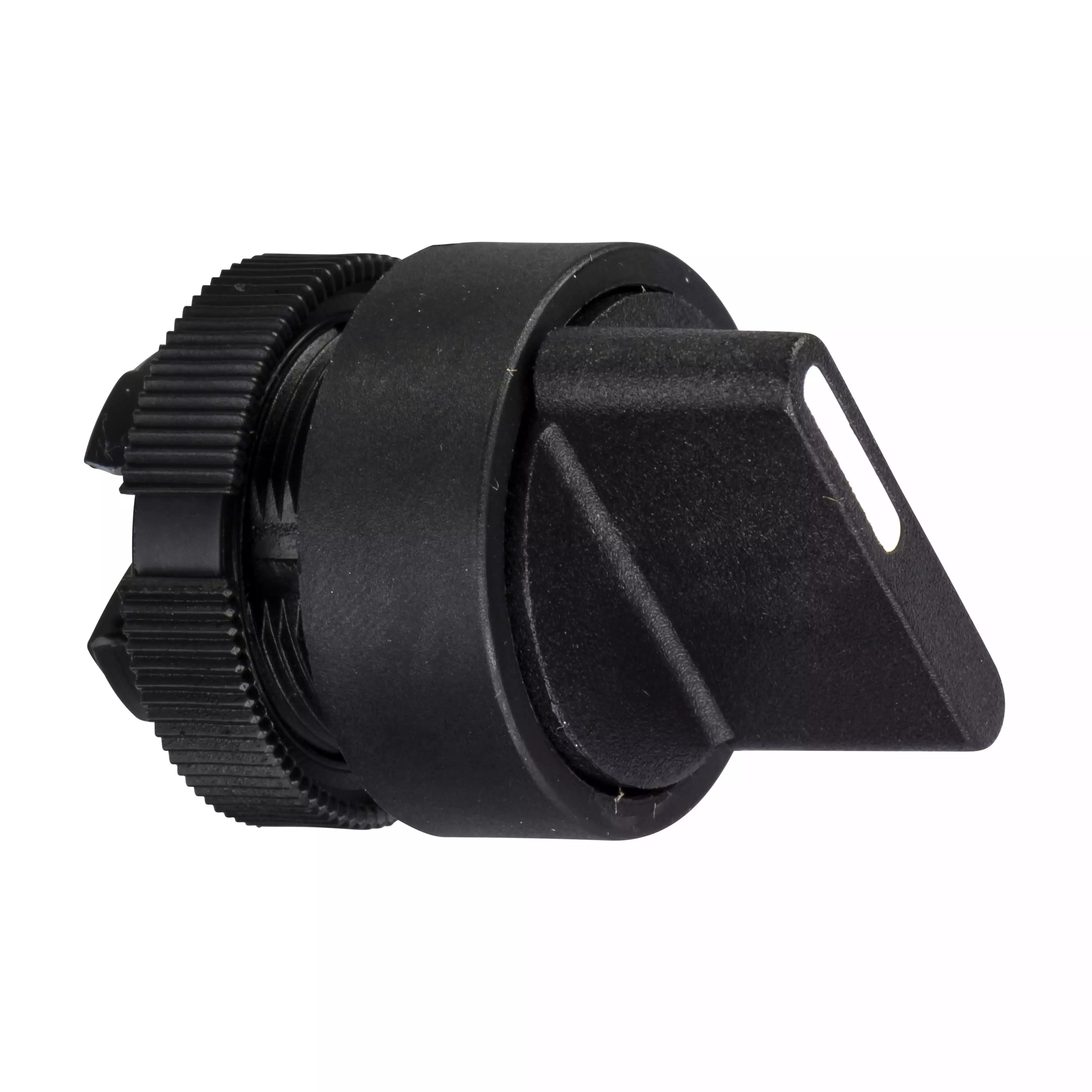 black selector switch - 2 positions - standard handle